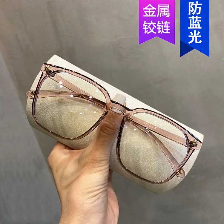 Anti-Blue Light Glasses Frame Transparent Gray 30045 - Image 7