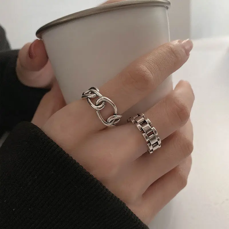 Korean Retro Strap Ring for Women Open Finger - Image 4