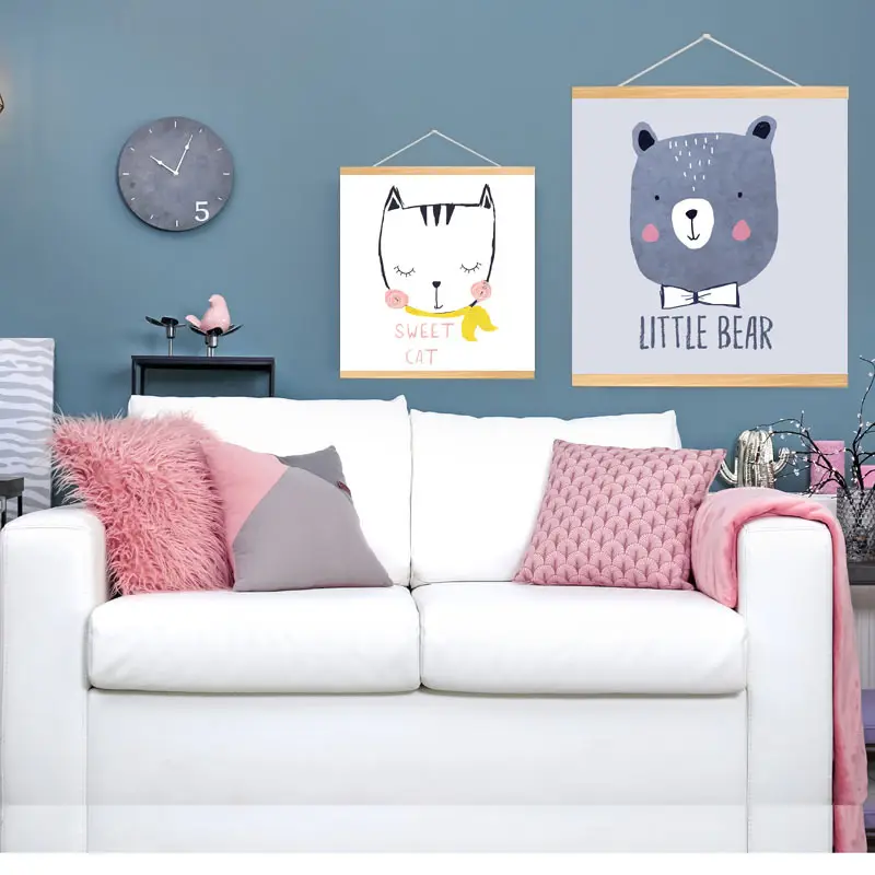 Nordic Cat Princess Wall Art for Kids Room Decor - Image 30