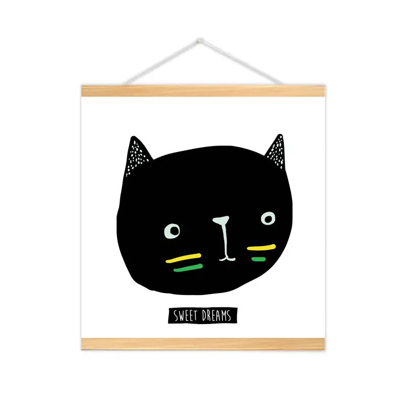 Nordic Cat Princess Wall Art for Kids Room Decor - Image 14