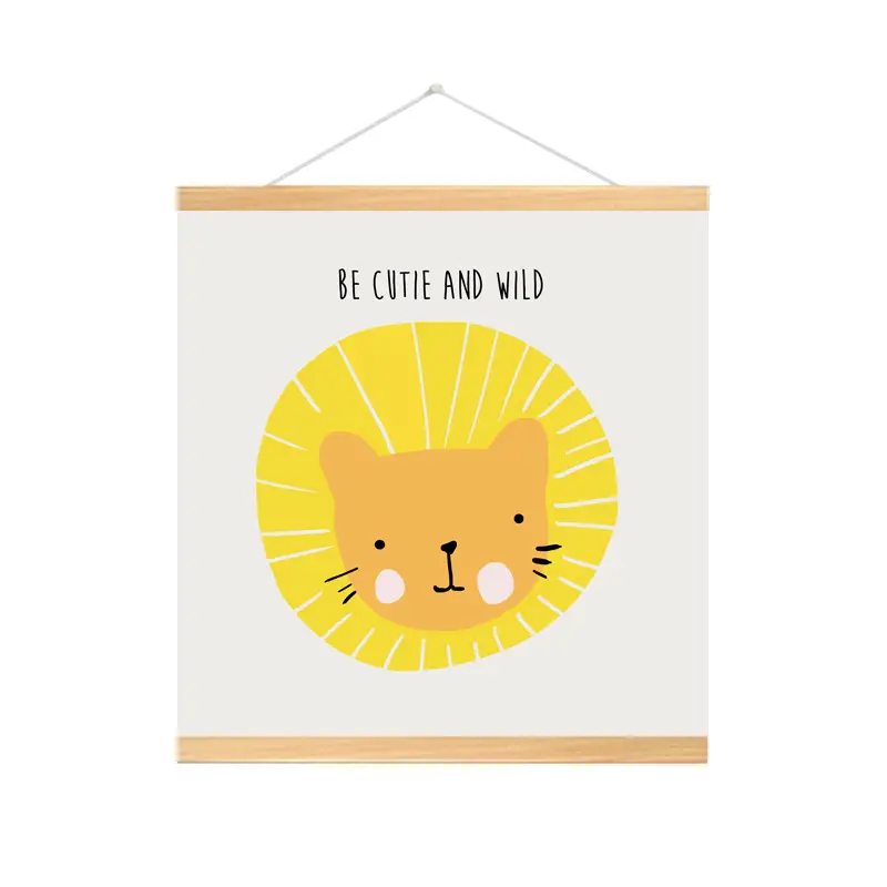 Nordic Cat Princess Wall Art for Kids Room Decor - Image 15