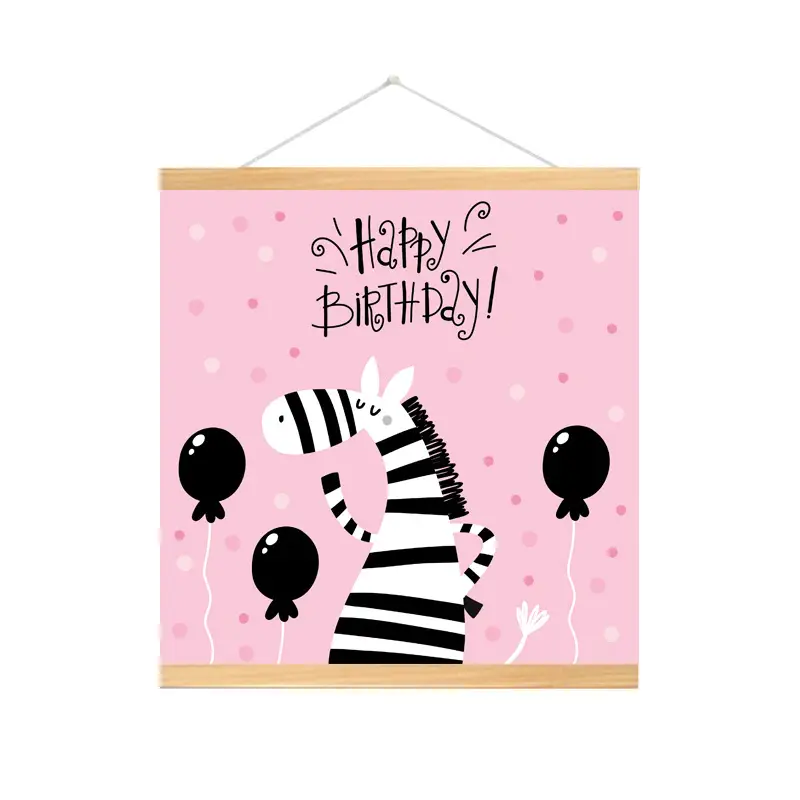 Nordic Cat Princess Wall Art for Kids Room Decor - Image 2