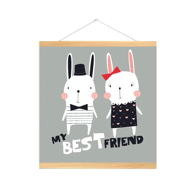Nordic Cat Princess Wall Art for Kids Room Decor - Image 22