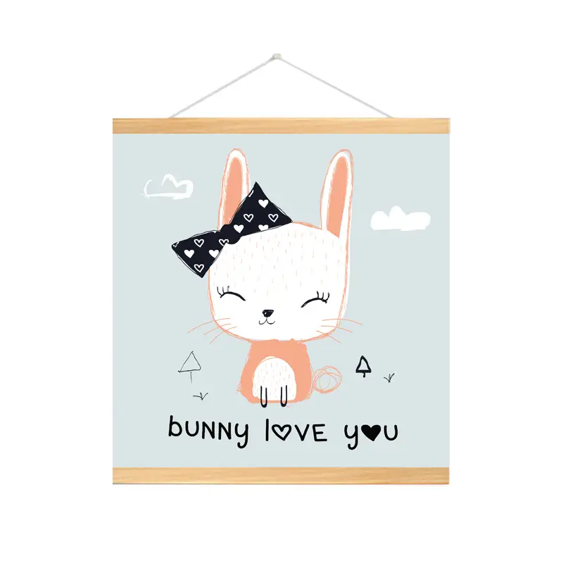 Nordic Cat Princess Wall Art for Kids Room Decor - Image 25