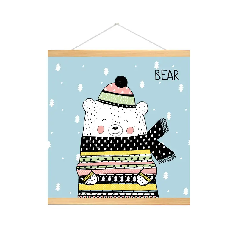 Nordic Cat Princess Wall Art for Kids Room Decor - Image 4