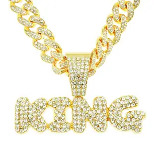 Men's Ruby Oval Pendant Cuban Chain Necklace — feature 3