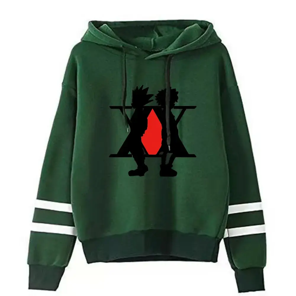 Men Crosshair Hunter Hoodie White Loose Fit Fleece