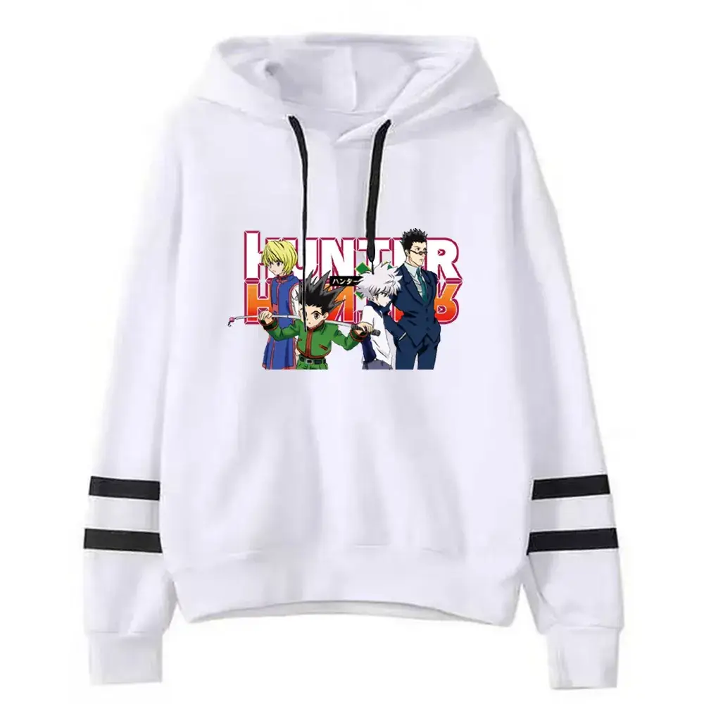 Men Crosshair Hunter Hoodie White Loose Fit Fleece