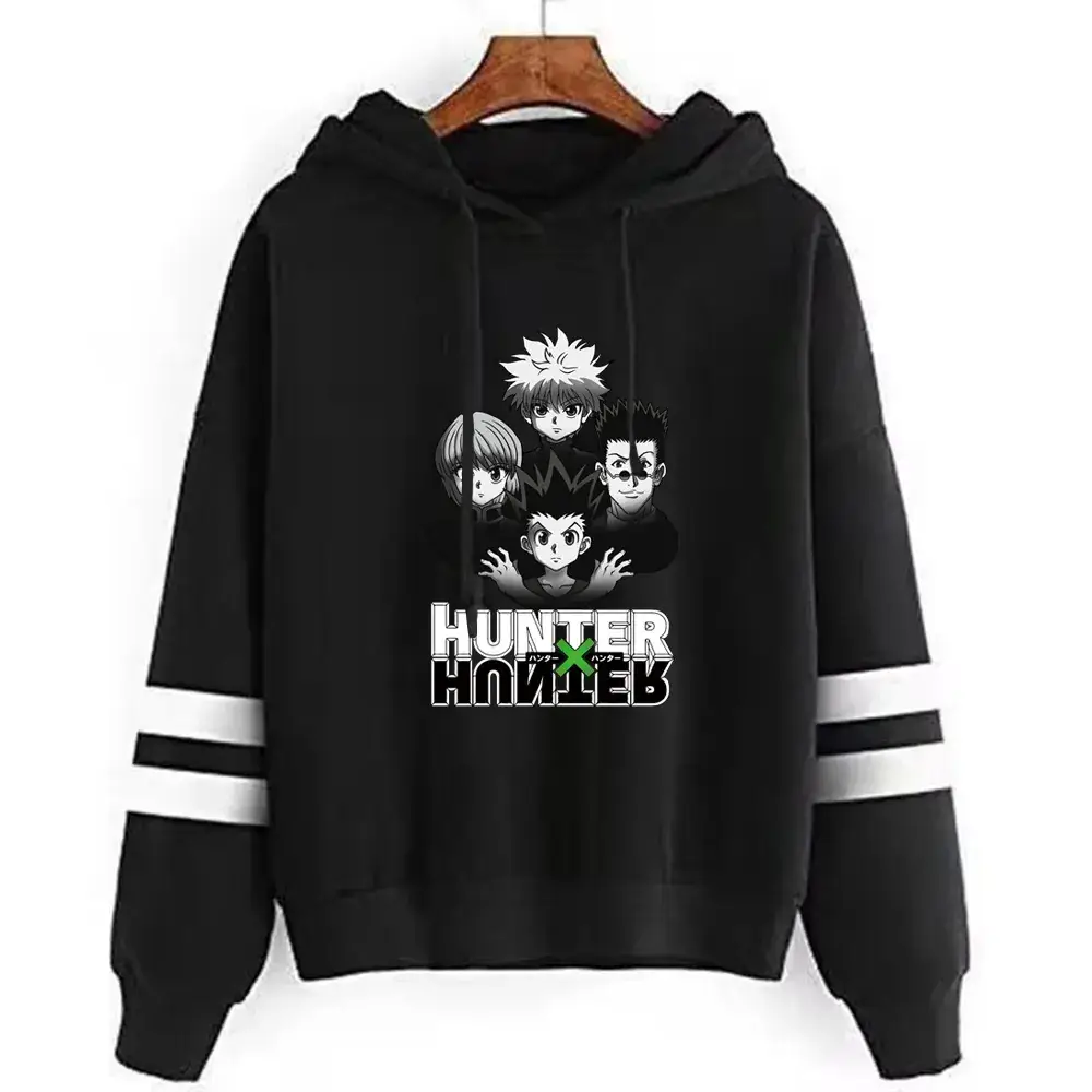 Men Green Hunter X Hunter Printed Hoodie Sweatshirt - Image 13