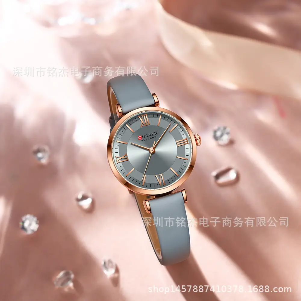 CURREN Women's Green Roman Dial Quartz Watch - Image 11