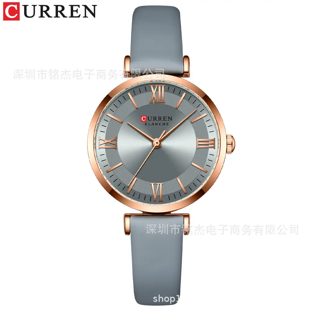 CURREN Women's Green Roman Dial Quartz Watch - Image 2