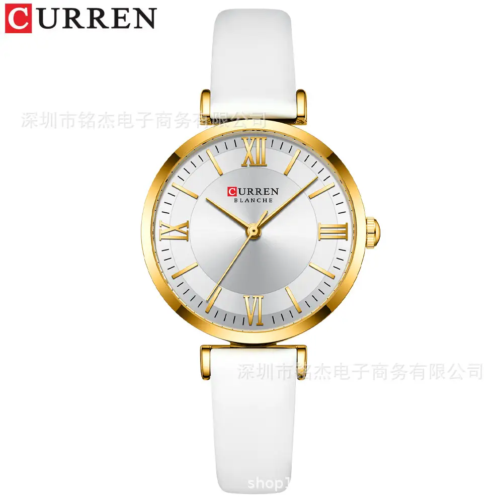 CURREN Women's Green Roman Dial Quartz Watch - Image 4