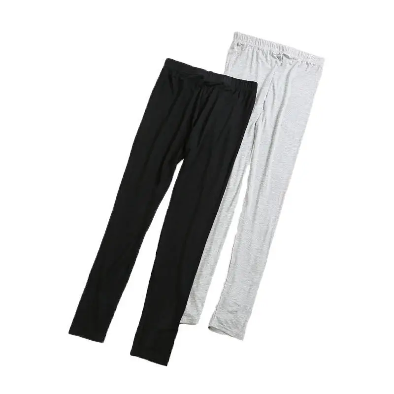 Women's Thin Fleece Leggings Black White Pair - Image 12