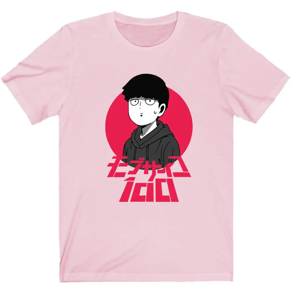Mob Psycho T-Shirt Black Anime Design - Image 7