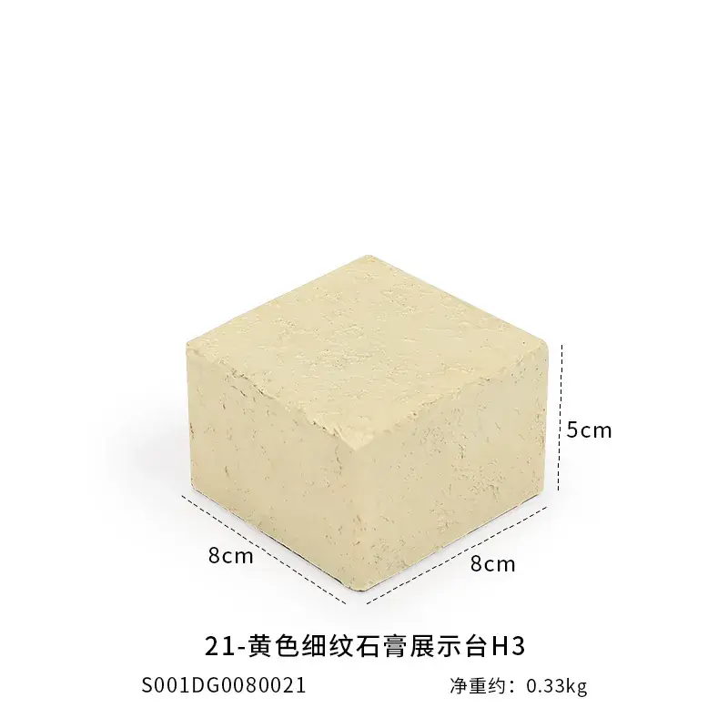 Jewelry Display Rack 10.5cm x 5cm x 5cm Yellow Square Craft Display - Image 11