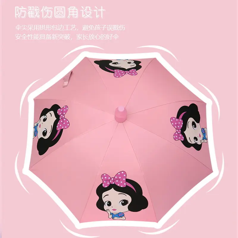 Children's Dinosaur Cartoon Umbrella Blue 86cm - Image 9