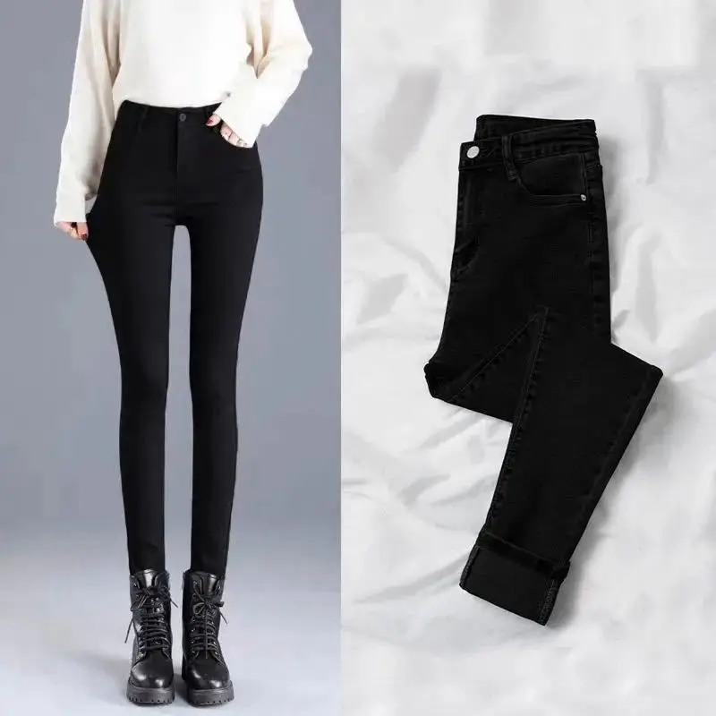 Women's Slimming Fleece Lined Jeans 2025 - Image 10