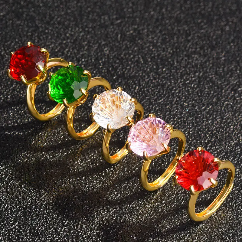 Green Citrine Open Ring for Women Seiko Style — feature 5