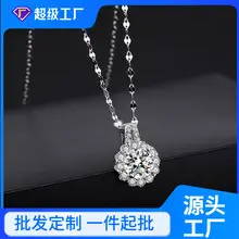 Qiao Lanxuan Japanese Korean New S925 Silver Plated Earrings Round Chain Small Smiley Personality Ear Ring Rose Gold Ear Buckle — feature 14
