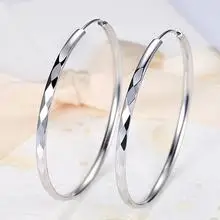 Qiao Lanxuan Japanese Korean New S925 Silver Plated Earrings Round Chain Small Smiley Personality Ear Ring Rose Gold Ear Buckle — feature 18