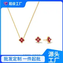 Qiao Lanxuan Japanese Korean New S925 Silver Plated Earrings Round Chain Small Smiley Personality Ear Ring Rose Gold Ear Buckle — feature 5
