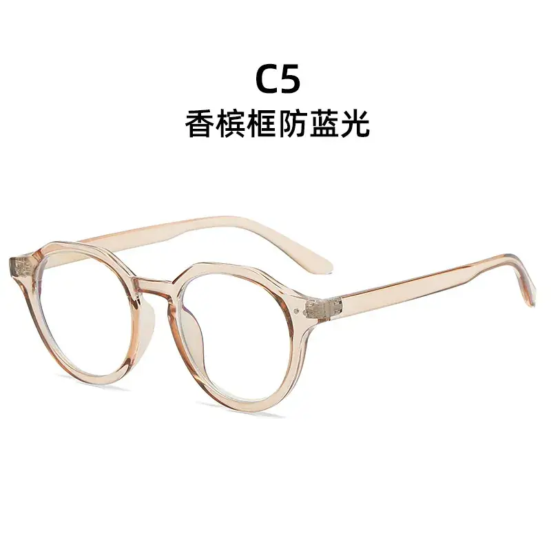 Anti-Blue Light Glasses Round Frame for Men Women