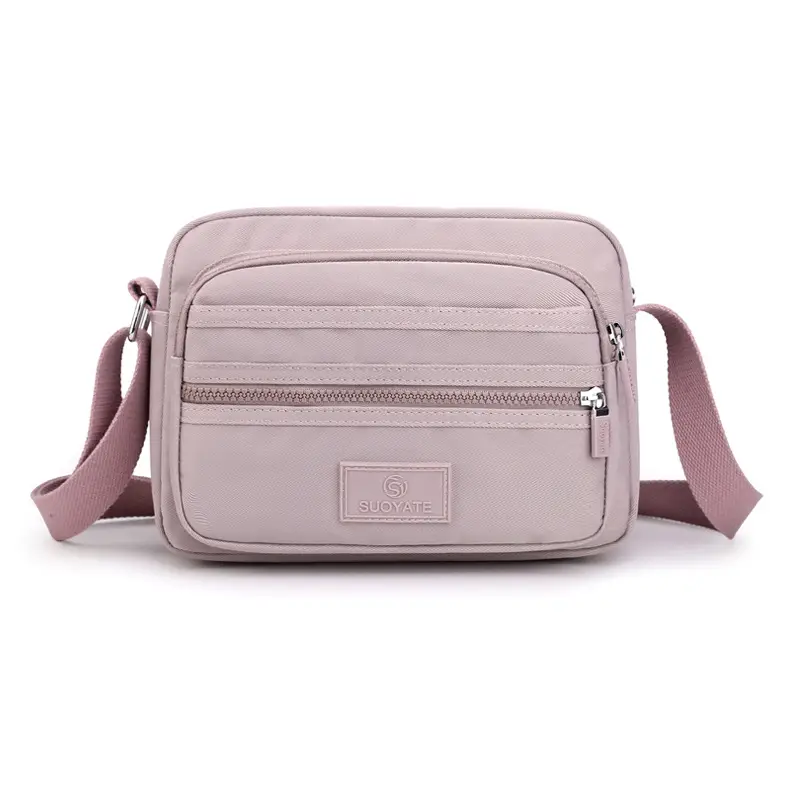 Women's Pink Five-Layer Crossbody Wallet Bag - Image 2