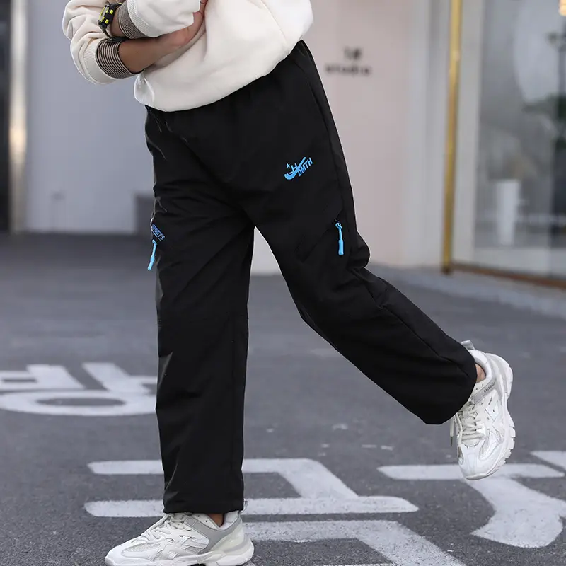 2025 Fleece-Lined Warm Pants for Kids Large - Image 4