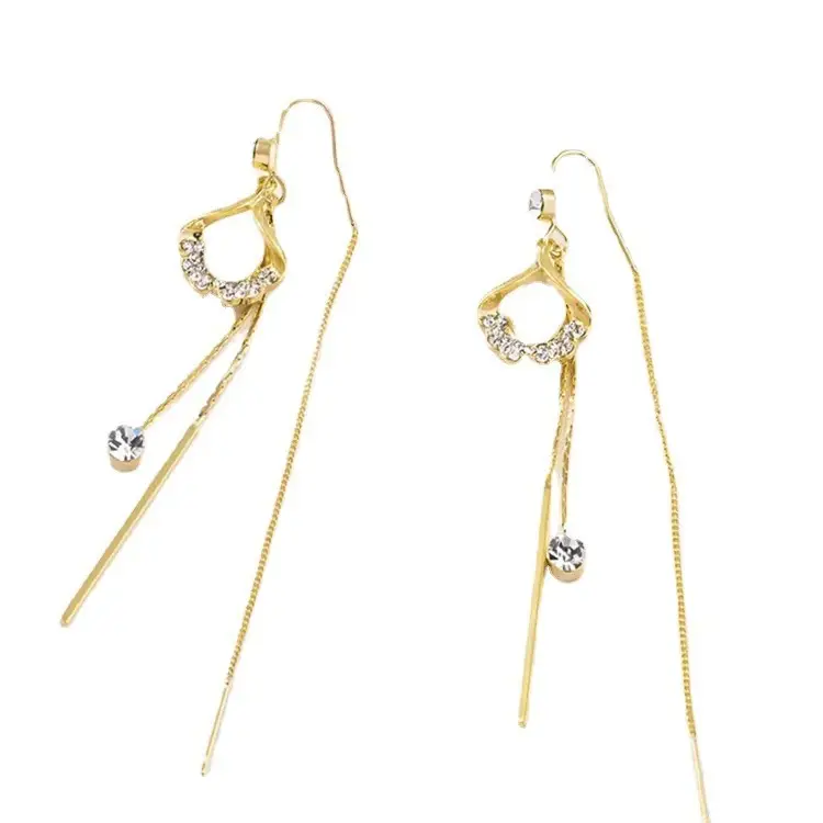 2024 Long Tassel Cat's Eye Earrings for Women - Image 7