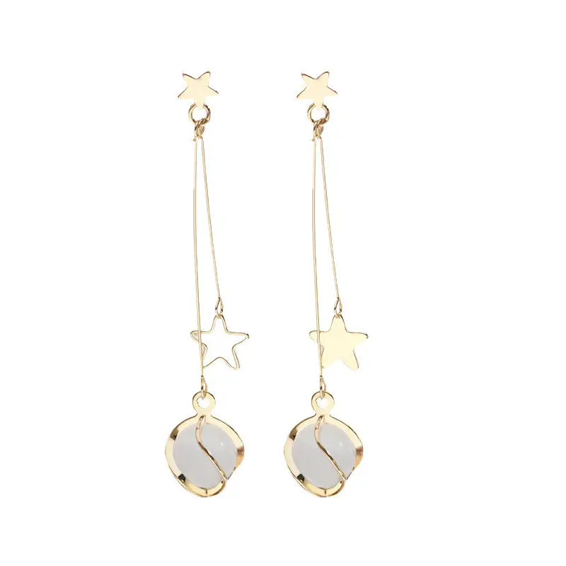 925 Silver Pin Cat's Eye Earrings for Women - Image 23