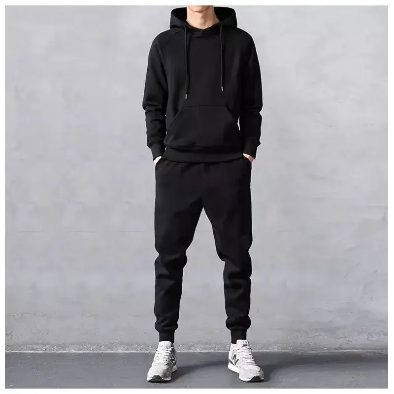 White Hooded Sweatshirt for Men Winter Casual Wear - Image 11