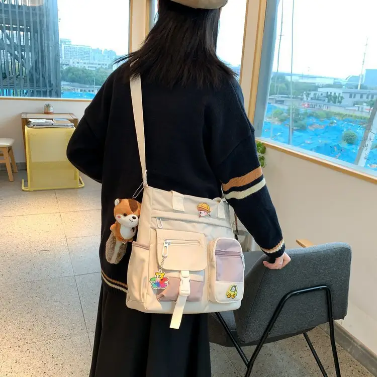 Japanese Style Shoulder Bag for Students Casual Artistic Design — feature 102