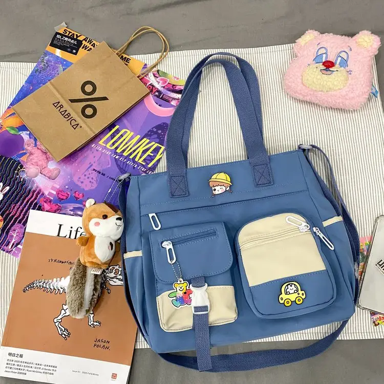Japanese Style Shoulder Bag for Students Casual Artistic Design — feature 110