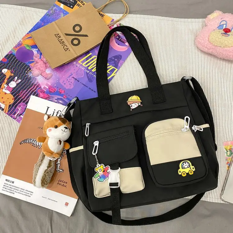 Japanese Style Shoulder Bag for Students Casual Artistic Design — feature 113