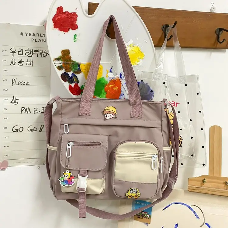 Japanese Style Shoulder Bag for Students Casual Artistic Design — feature 115