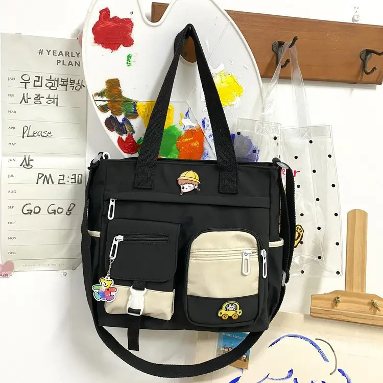 Japanese Style Shoulder Bag for Students Casual Artistic Design — feature 118