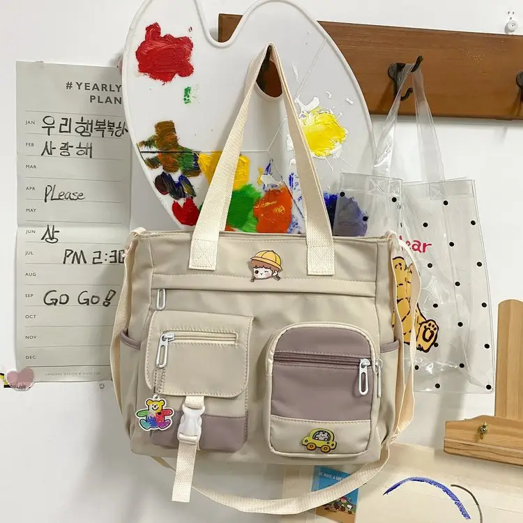 Japanese Style Shoulder Bag for Students Casual Artistic Design — feature 119