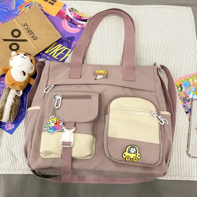 Japanese Style Shoulder Bag for Students Casual Artistic Design — feature 122