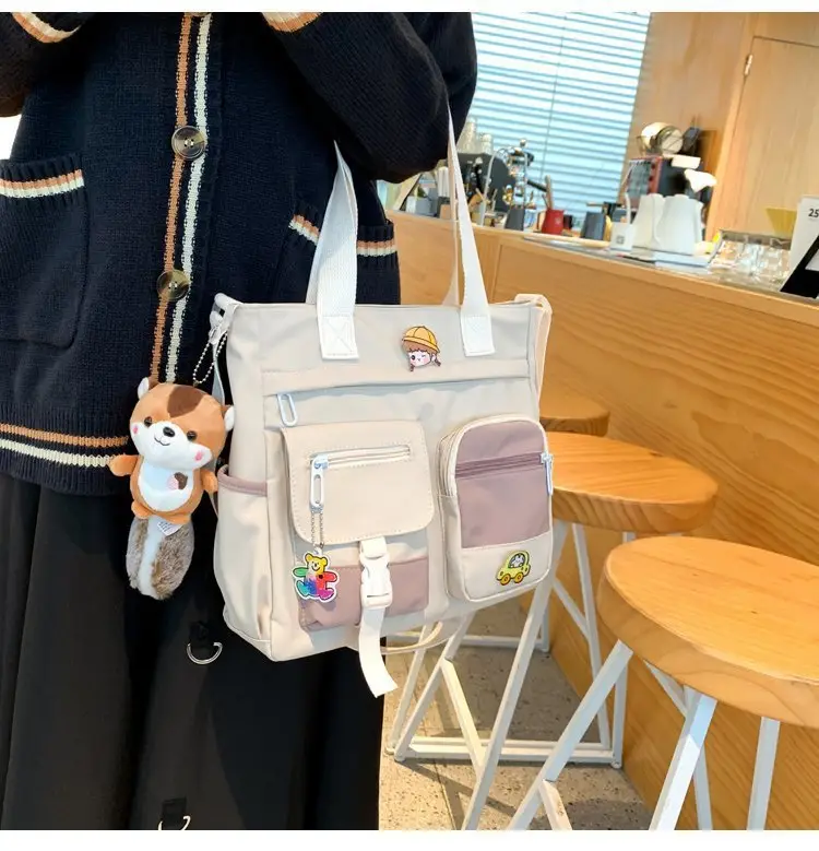 Japanese Style Shoulder Bag for Students Casual Artistic Design — feature 14