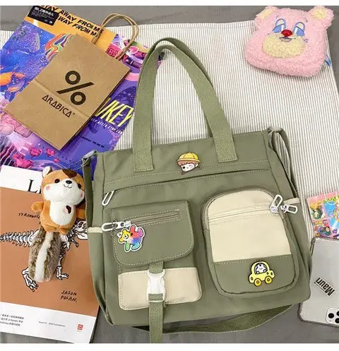 Japanese Style Shoulder Bag for Students Casual Artistic Design — feature 142