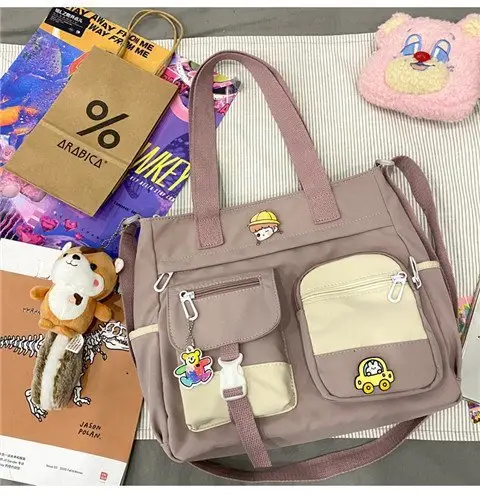Japanese Style Shoulder Bag for Students Casual Artistic Design — feature 144