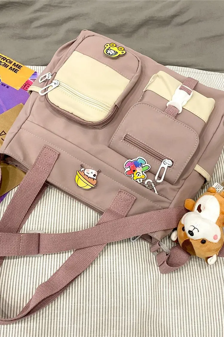 Japanese Style Shoulder Bag for Students Casual Artistic Design — feature 149