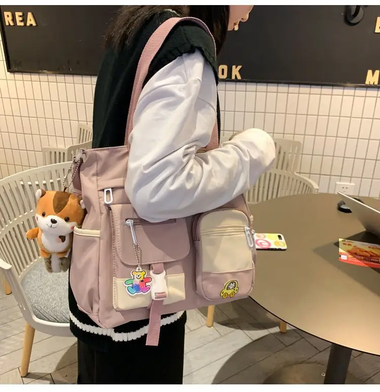 Japanese Style Shoulder Bag for Students Casual Artistic Design — feature 15