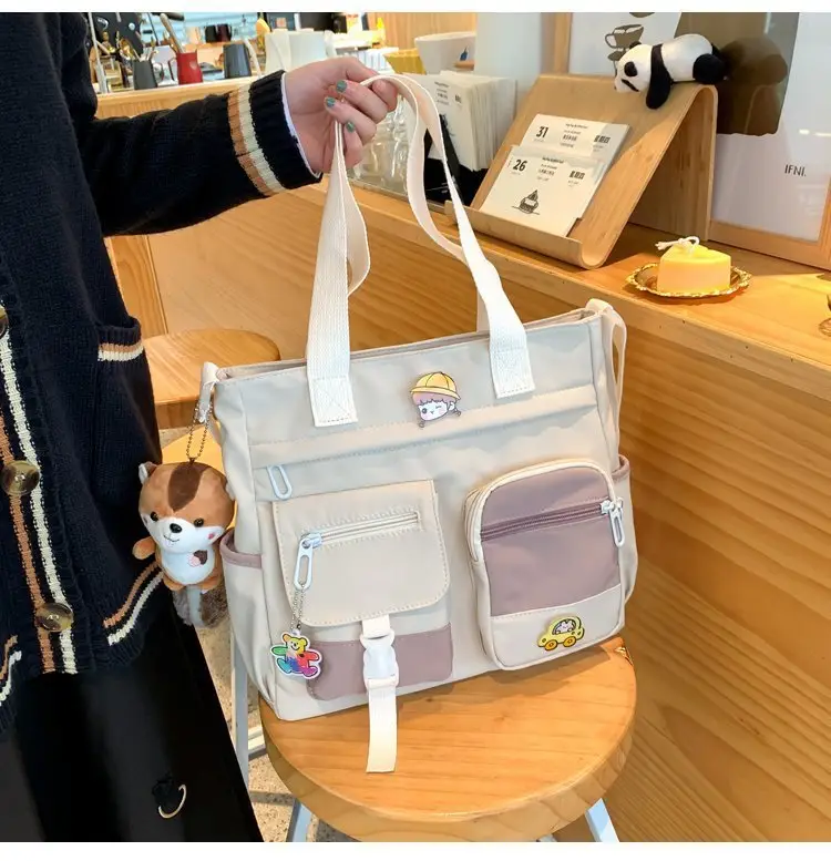 Japanese Style Shoulder Bag for Students Casual Artistic Design — feature 17