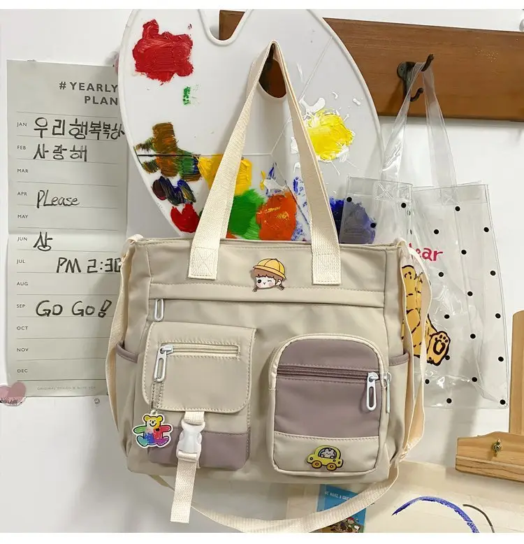 Japanese Style Shoulder Bag for Students Casual Artistic Design — feature 25