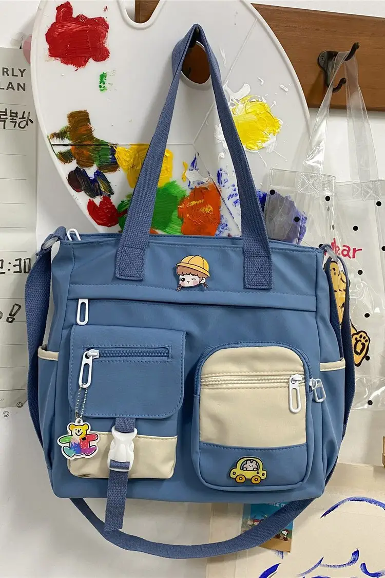 Japanese Style Shoulder Bag for Students Casual Artistic Design — feature 46