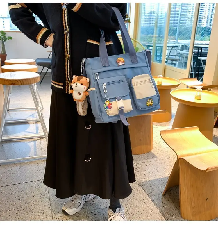 Japanese Style Shoulder Bag for Students Casual Artistic Design — feature 5