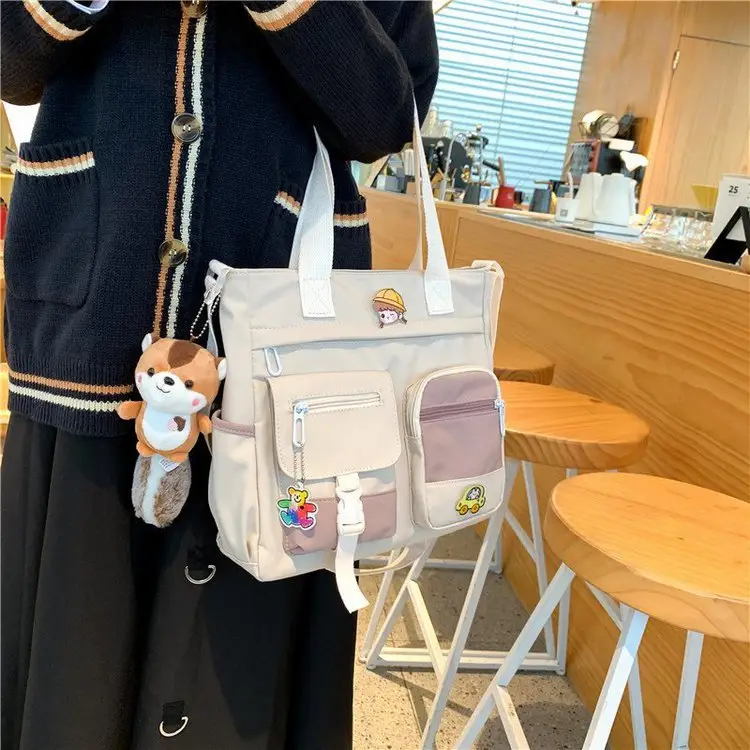 Japanese Style Shoulder Bag for Students Casual Artistic Design — feature 67