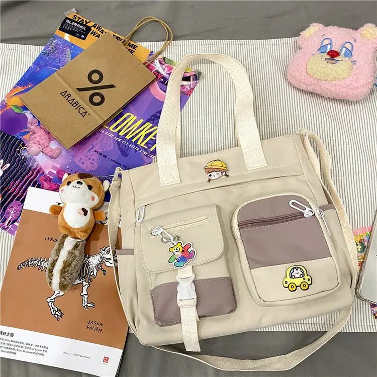 Japanese Style Shoulder Bag for Students Casual Artistic Design — feature 76