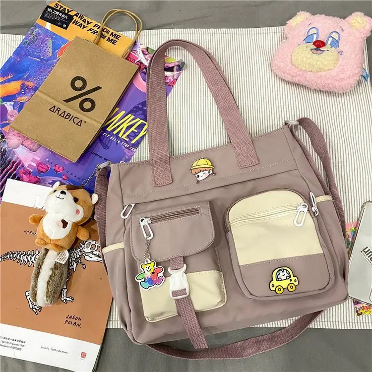 Japanese Style Shoulder Bag for Students Casual Artistic Design — feature 77